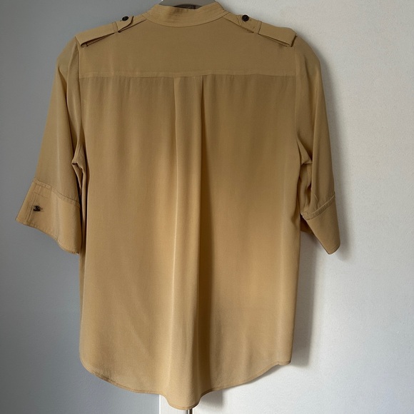 Club Monaco Tan Button-Up Shirt - Picture 1 of 2